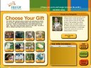 Heifer International choose a  gift screen.