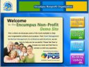 Sample Kiosk Screen.  You design the screen and give it any look you want. 