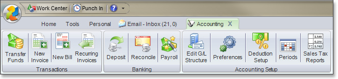 Accounting Functionality