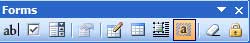 Forms Toolbar